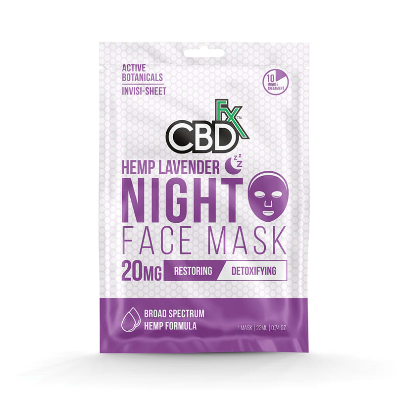 CBDfx Hemp Lavender Face Mask